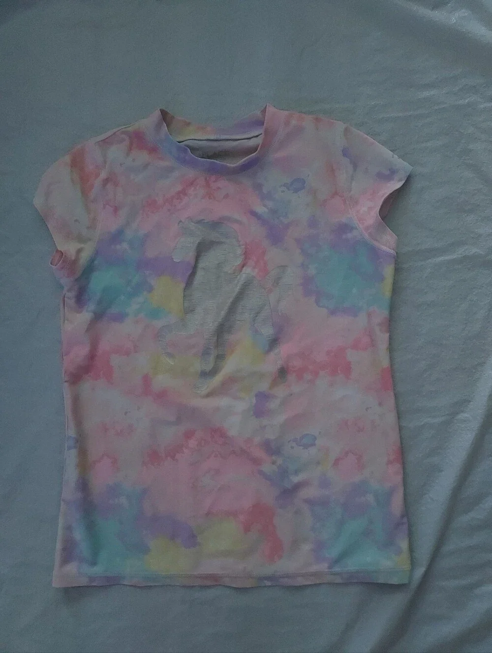 The Children's Place Pastel Tie-Dye Unicorn Tee - Pink, Purple, Blue, Yellow